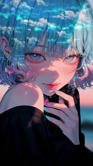 二次元萝莉女孩