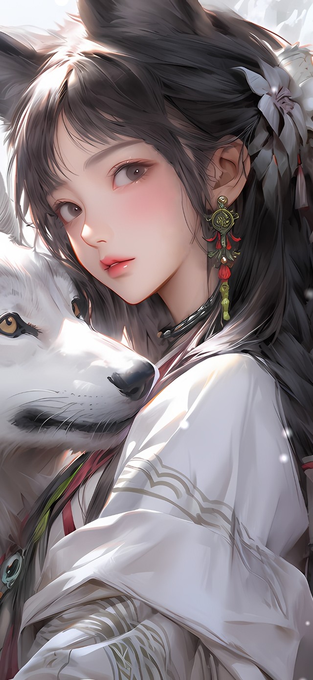 狼女(动漫手机动态壁纸) - 动漫手机壁纸下载 - 元气壁纸