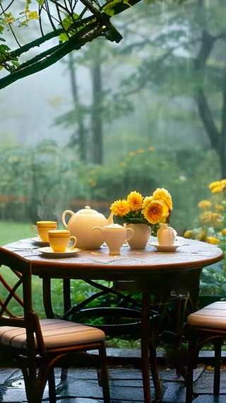 雨天小屋品茶 
