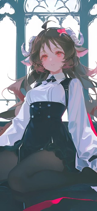 艾雅法拉-黑丝修女制服美女