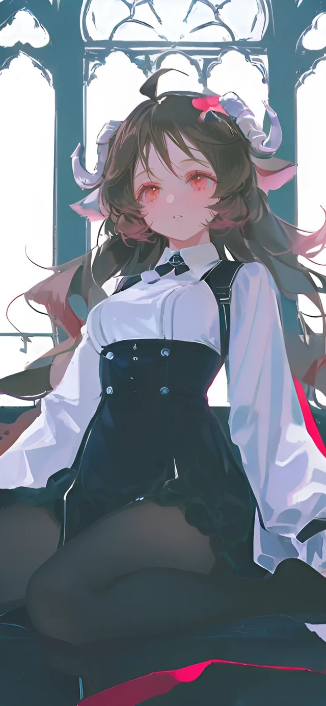 艾雅法拉-黑丝修女制服美女