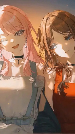 两个女孩