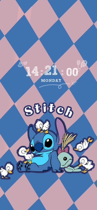 可爱史迪奇 史迪仔 简约壁纸