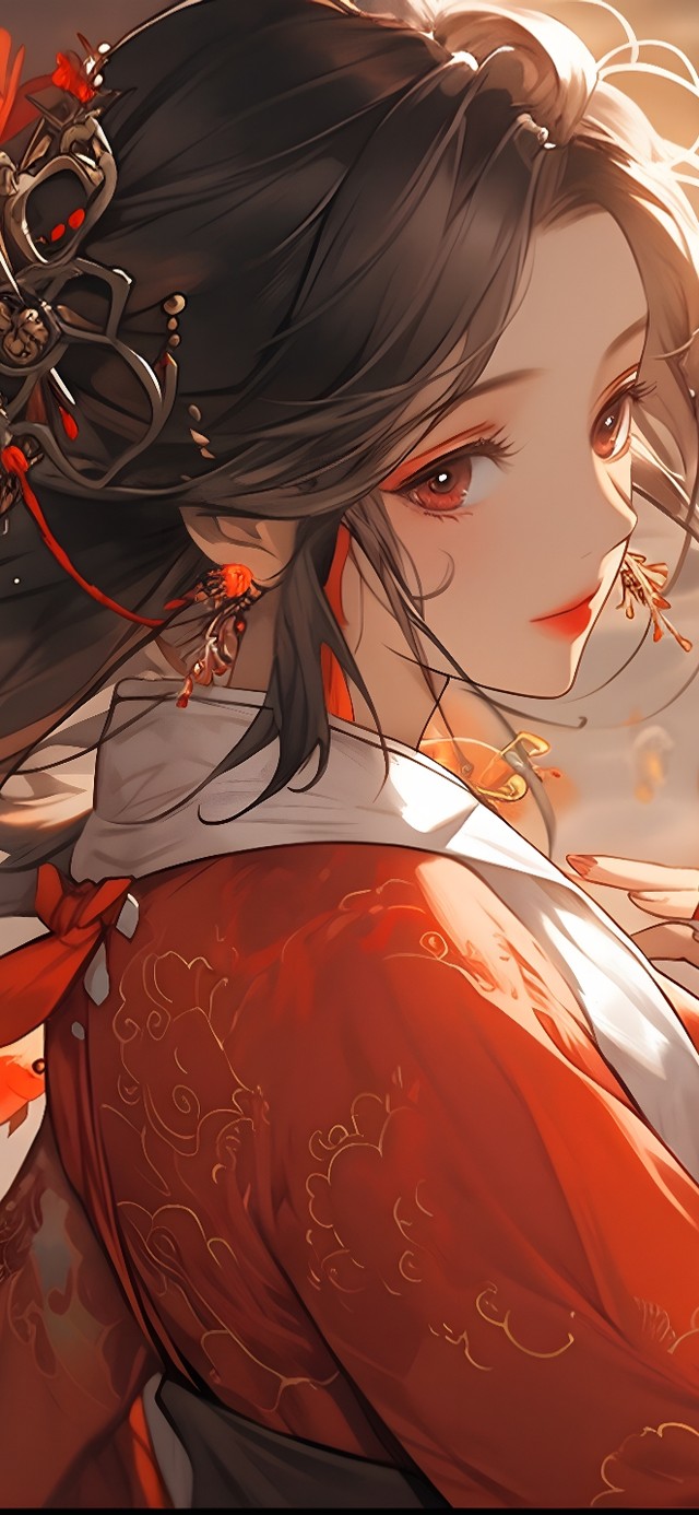 锦鲤少女(动漫手机动态壁纸)