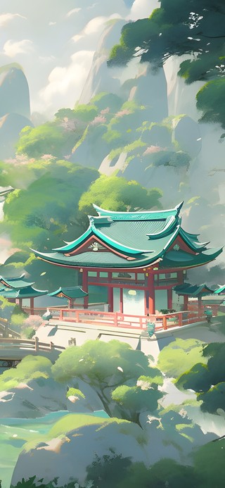 青山绿水间