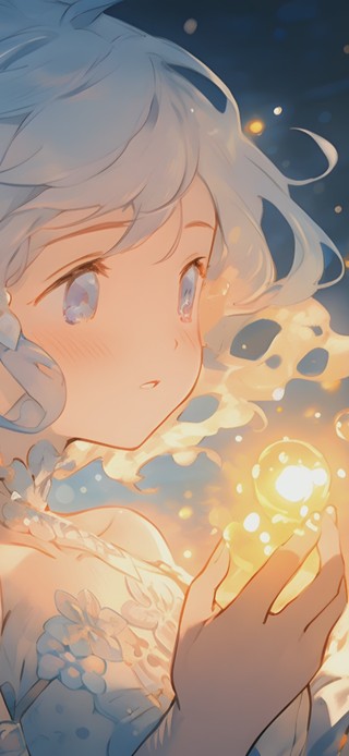 金鱼与少女