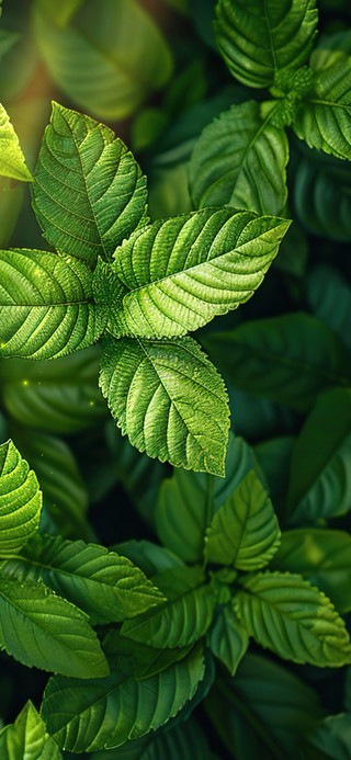 简约绿色护眼植物