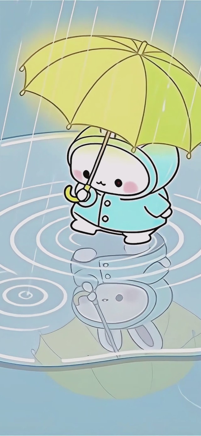 下雨天踩水的小可爱