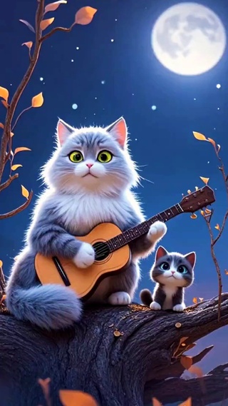 猫咪弹奏