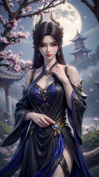 月下樱花御姐（4K）