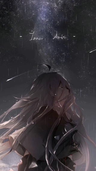 唯美星空雨夜