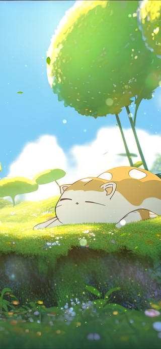 懒洋洋的猫咪