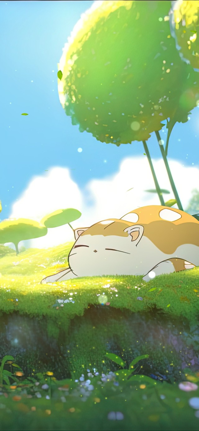 懒洋洋的猫咪