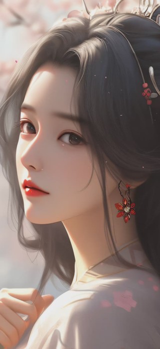 清纯文艺古风少女