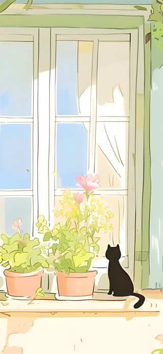 午后阳台猫咪