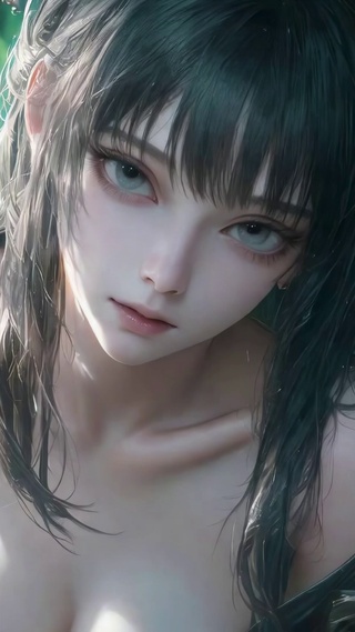 竹林古风美少女