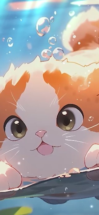 水下猫咪