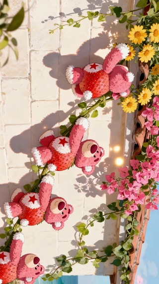 四小只草莓熊小清新治愈阳光时刻