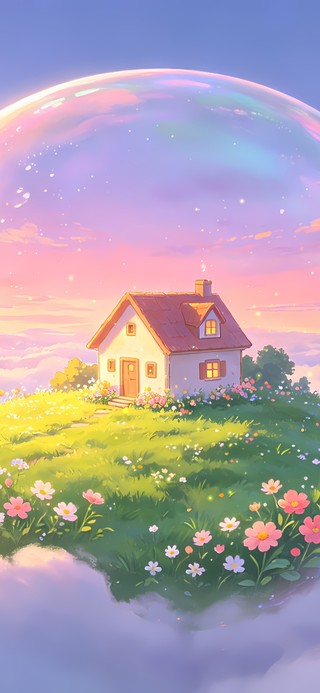 云海中的泡泡小屋