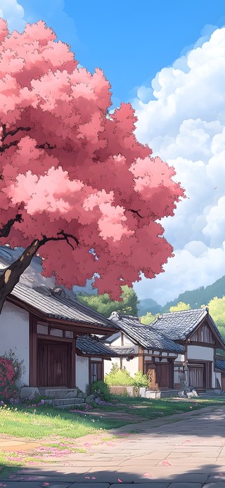 樱花小镇