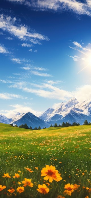 小清新护眼风景