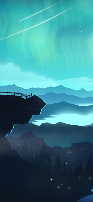 极光夜晚