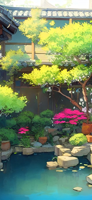 4k后花园绿植