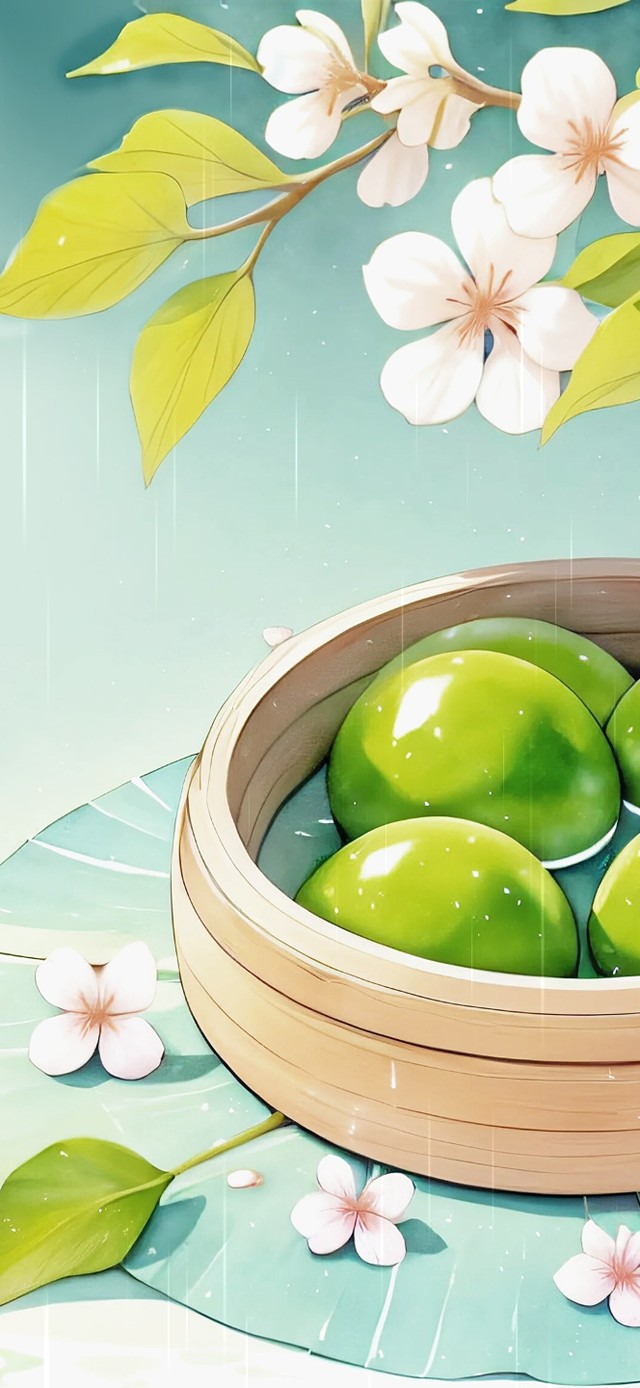 清明雨润碧团情