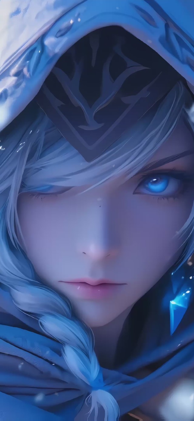 【4K精选】下雪，气质高冷美女