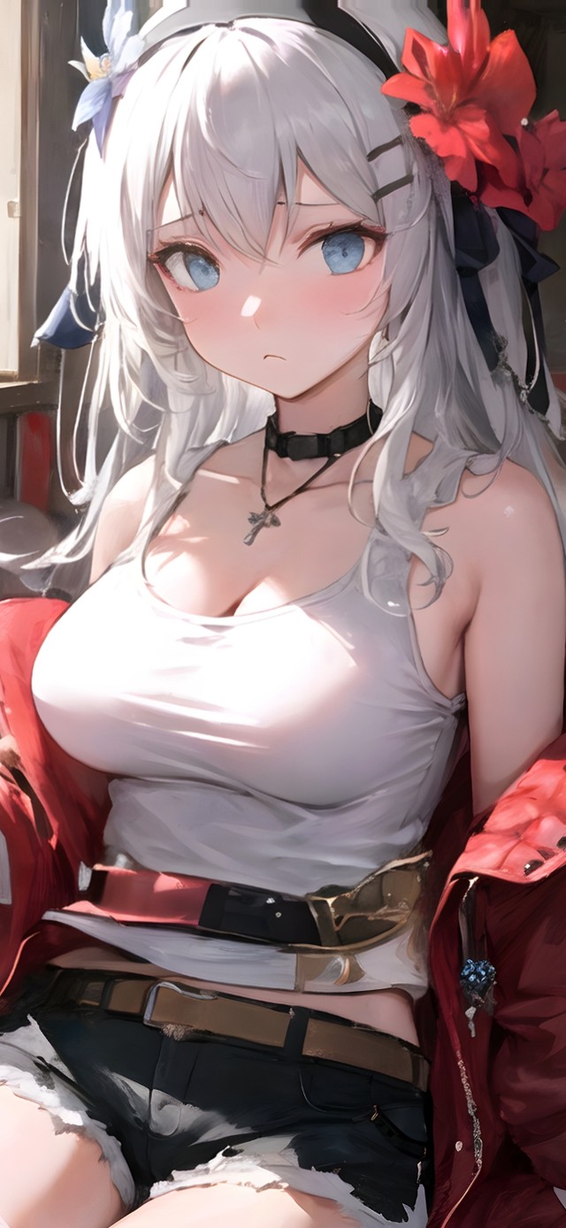 清纯可爱短发少女