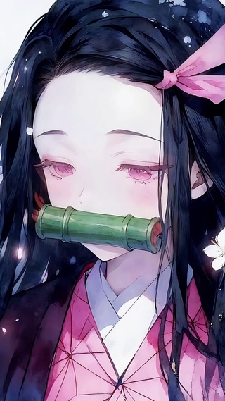 小清新淡彩祢豆子