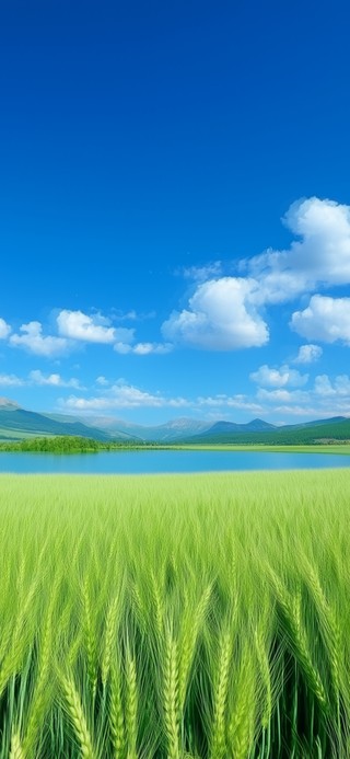 风吹麦浪