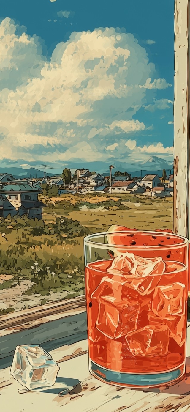 清风轻拂 水果冰饮惬意时刻