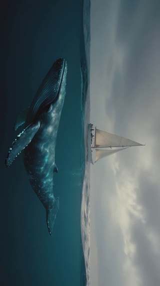 海中鲸鱼