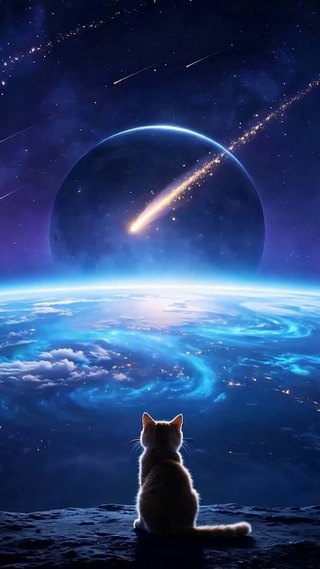 宇宙星球猫咪