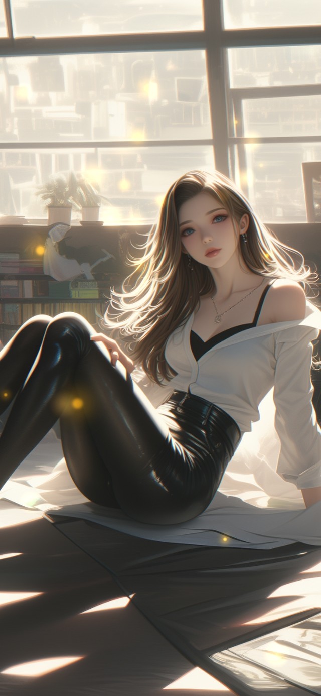 她的眼神清澈如晨曦的第一缕阳光