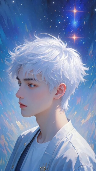 白发少年