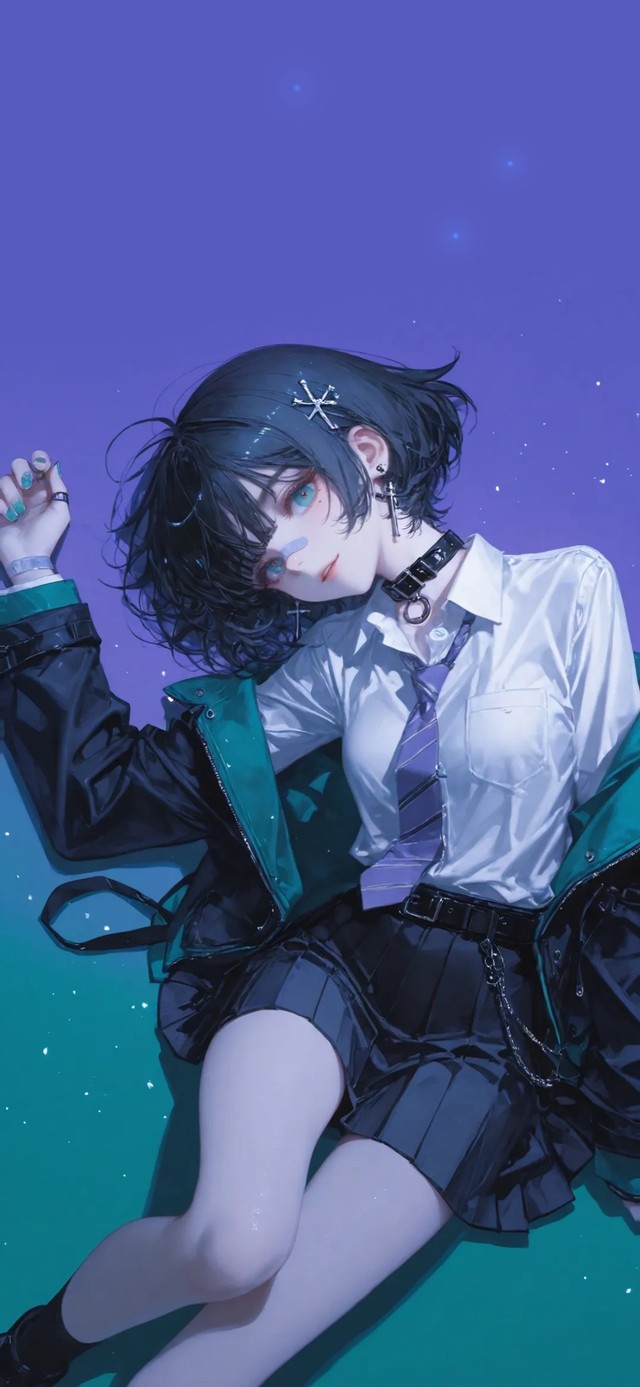 机能短发少女