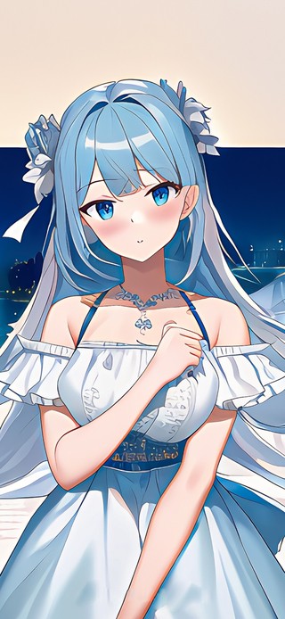 4k长发女孩