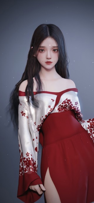 4K古风清纯美女