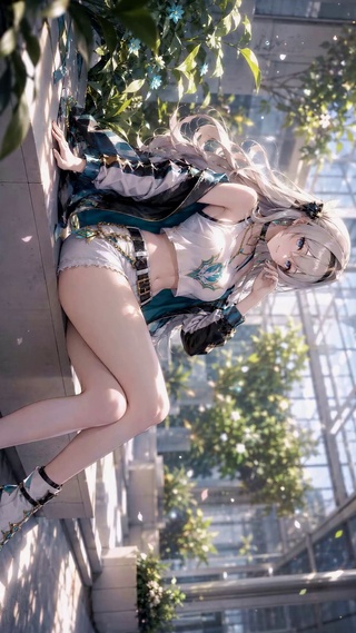 阳光温室银发二次元美少女流萤