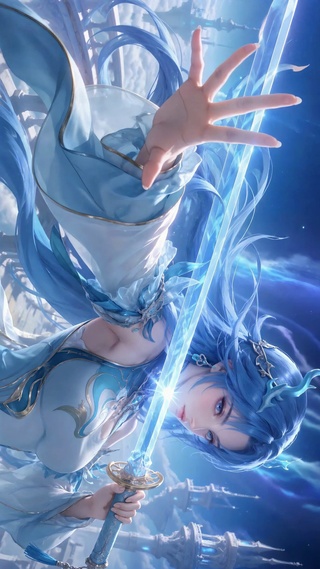 梦幻云端御剑美女清宵