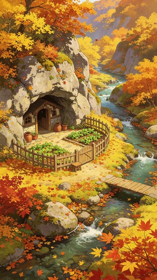 秋天动漫风景