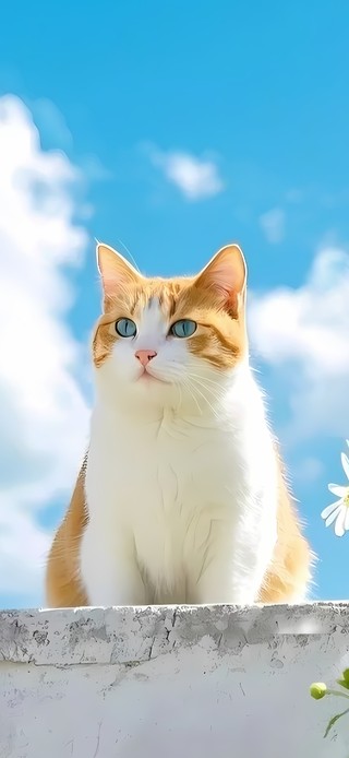 看风景的猫咪