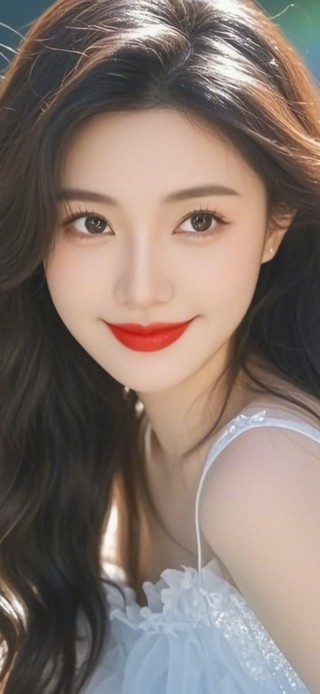 4K 花丛女生