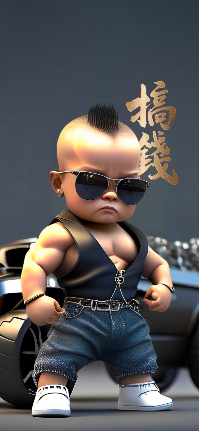 肌肉男孩4K搞钱壁纸