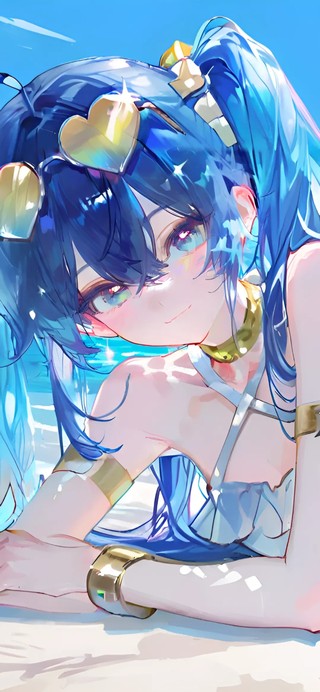 尤诺-海边泳装少女