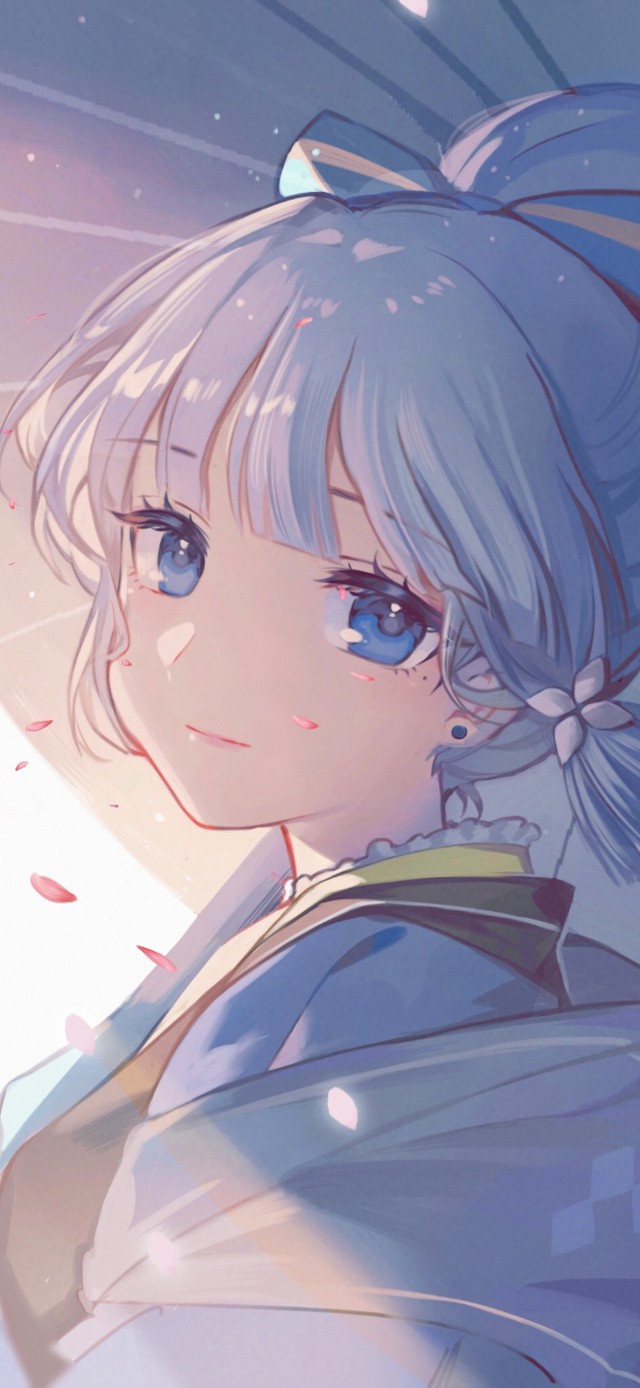 4K超清撑伞的女孩