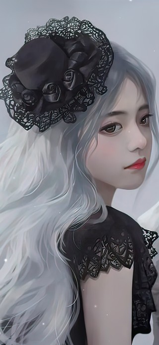 黑白（画师名称：tiny莉花）