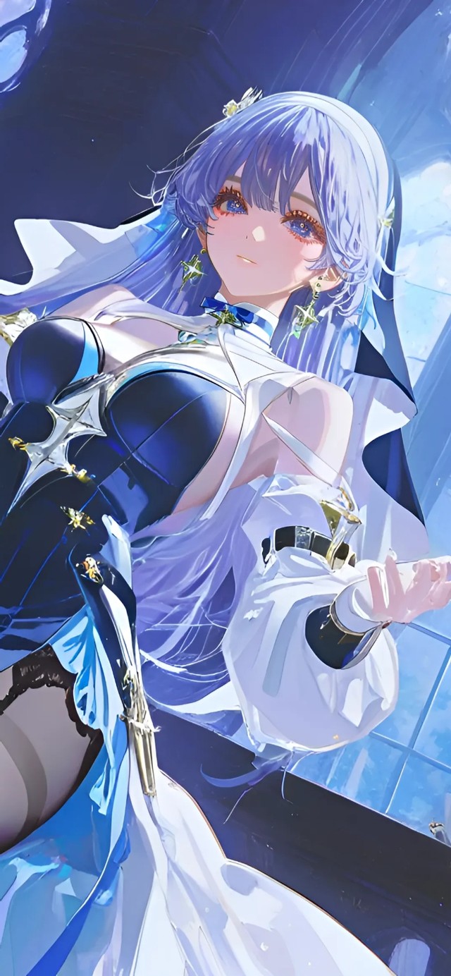 坎特蕾拉-黑丝修女制服美女